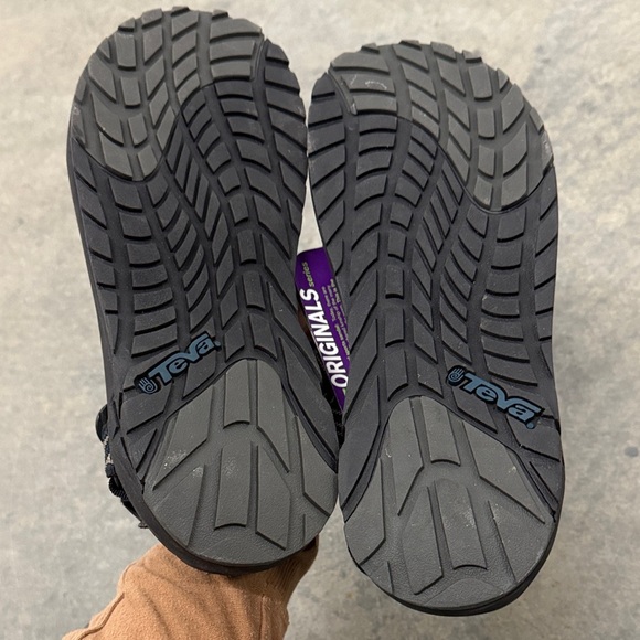 Teva Black and Gray Kids Sandals - Picture 4 of 4